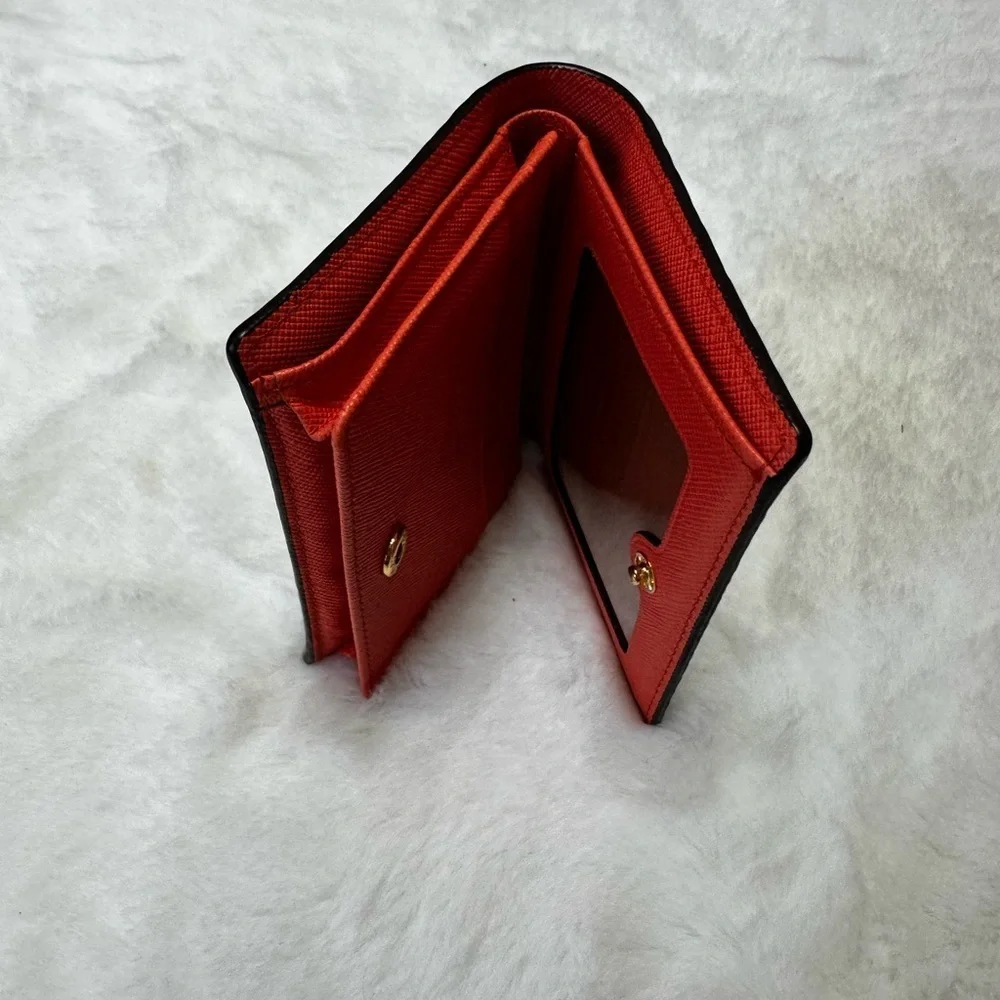 MCM Cognac Visetos Card Holder